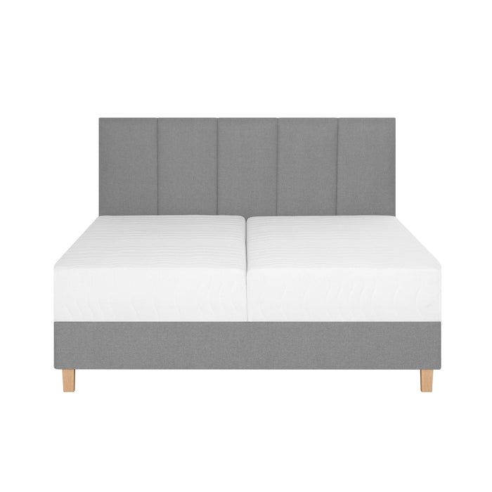 by fonQ Fjora Boxspring met Opbergruimte 180 x 200 cm - Grijs