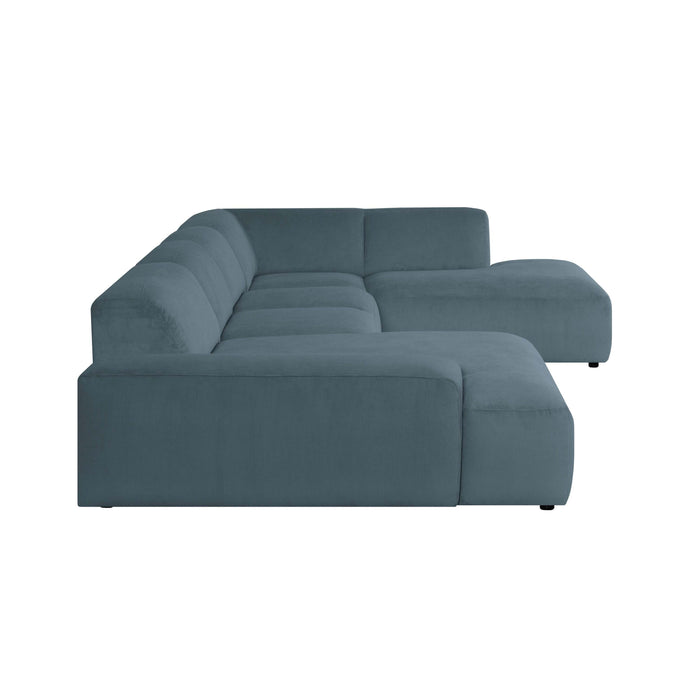 by fonQ Wonder U-bank Rechts - Rib - Donkerblauw