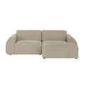 by fonQ Bink 2,5-zits Hoekbank met Chaise Longue Rechts - Bouclé - Beige