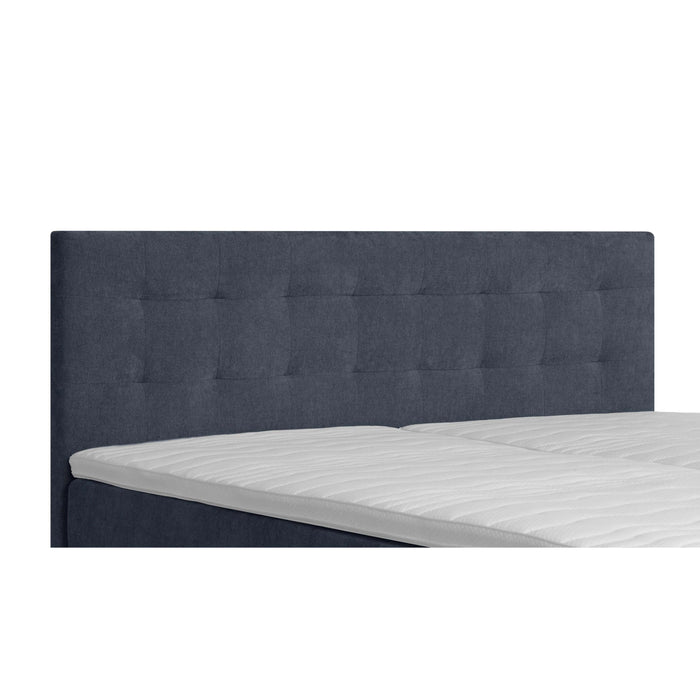 by fonQ Brene Boxspring met Opbergruimte - 180 x 200 cm - Blauw