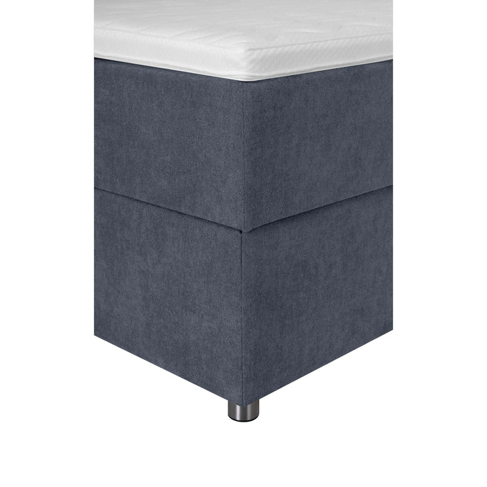 by fonQ Brene Boxspring met Opbergruimte - 180 x 200 cm - Blauw