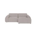 by fonQ Bink 2,5-zits Hoekbank met Chaise Longue Rechts - Bouclé - Ecru