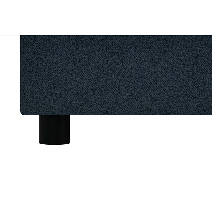 by fonQ Stilo Boxspring met Opbergruimte en Hoofdbord - 160 x 200 cm - Blauw