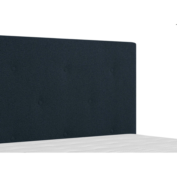 by fonQ Stilo Boxspring met Opbergruimte en Hoofdbord - 160 x 200 cm - Blauw