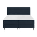 by fonQ Nubo Boxspring met Opbergruimte en Hoofdbord - 180 x 200 cm - Blauw