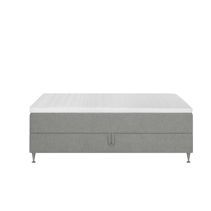 by fonQ Nubo Boxspring met Opbergruimte - 160 x 200 cm - Grijs