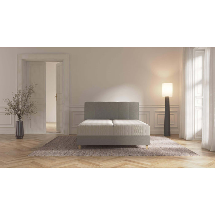 by fonQ Fjora Boxspring met Opbergruimte 160 x 200 cm - Grijs