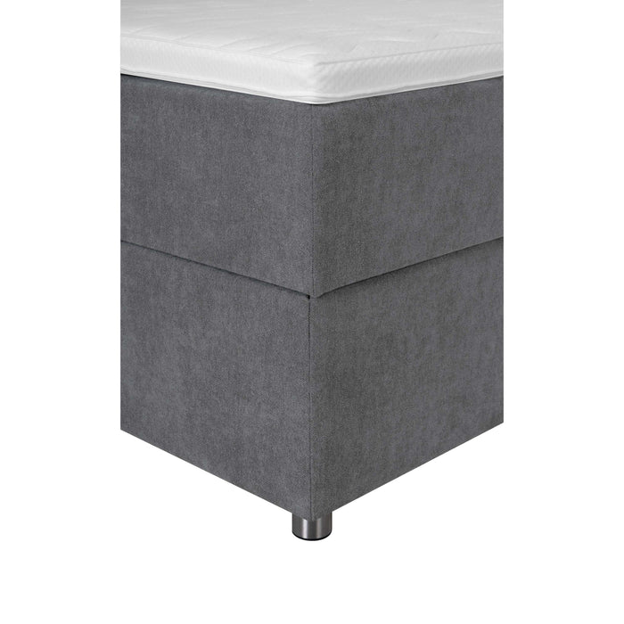 by fonQ Brene Boxspring met Opbergruimte - 160 x 200 cm - Grijs