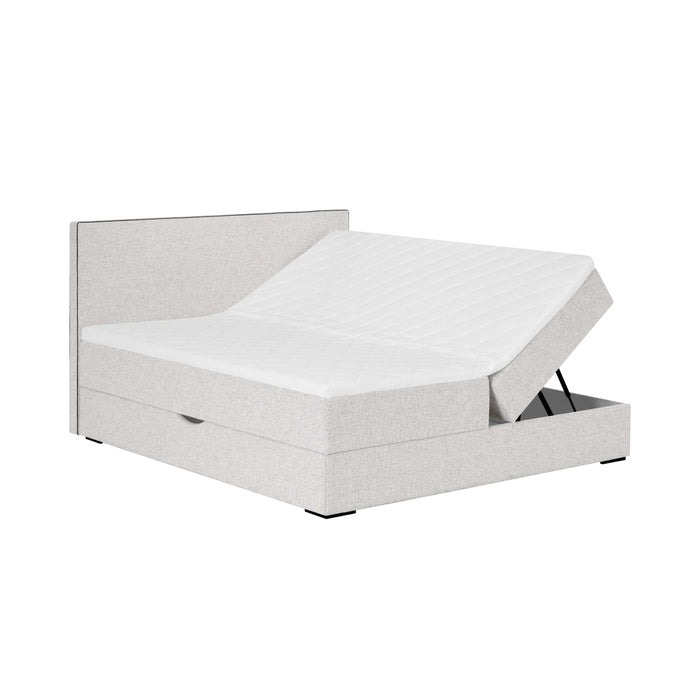 by fonQ Modo Boxspring met Opbergruimte - 180 x 200 cm - Ecru