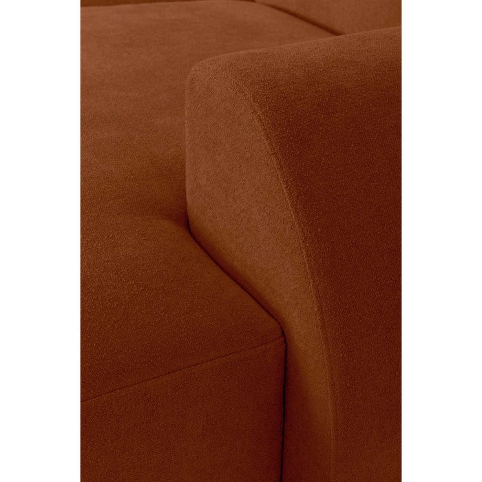 by fonQ Bink 3-zits Hoekbank met Chaise Longue Rechts - Bouclé - Terra