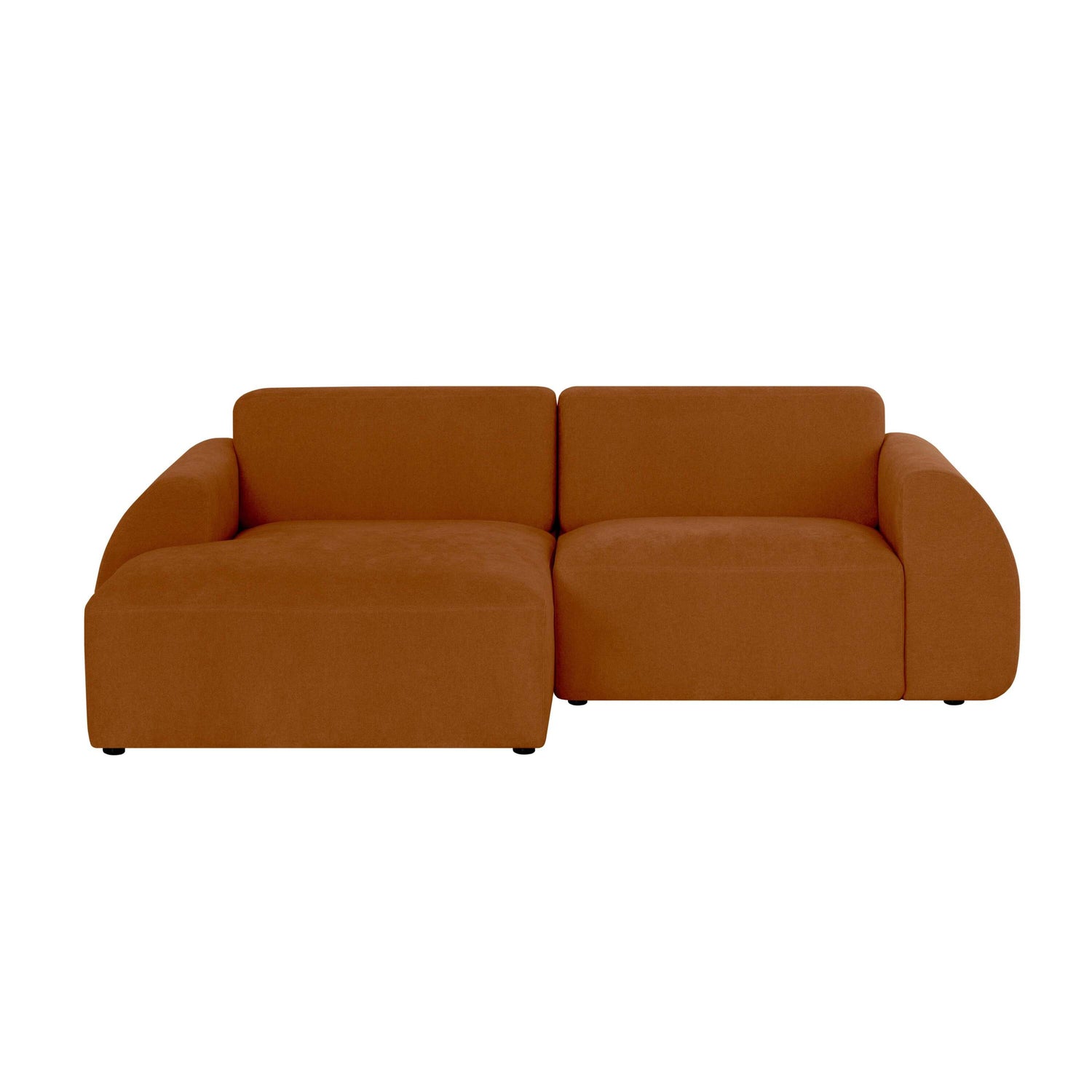 by fonQ Bink 2,5-zits Hoekbank met Chaise Longue Links - Bouclé - Terra