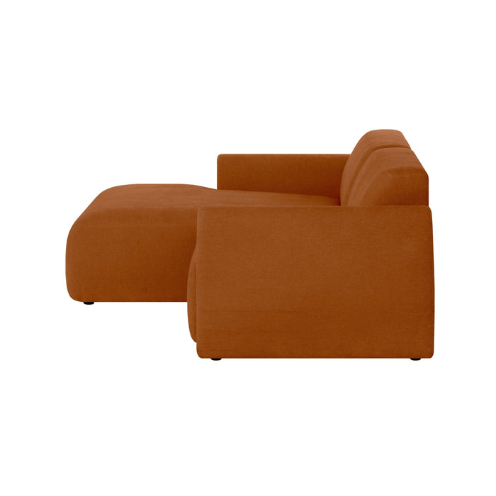 by fonQ Bink 2,5-zits Hoekbank met Chaise Longue Links - Bouclé - Terra