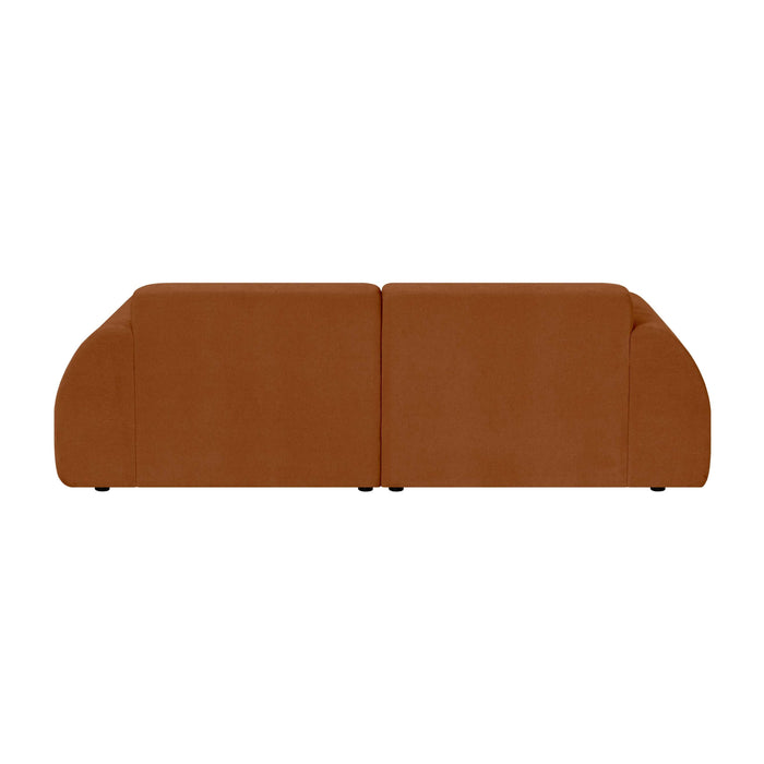 by fonQ Bink 2,5-zits Hoekbank met Chaise Longue Links - Bouclé - Terra