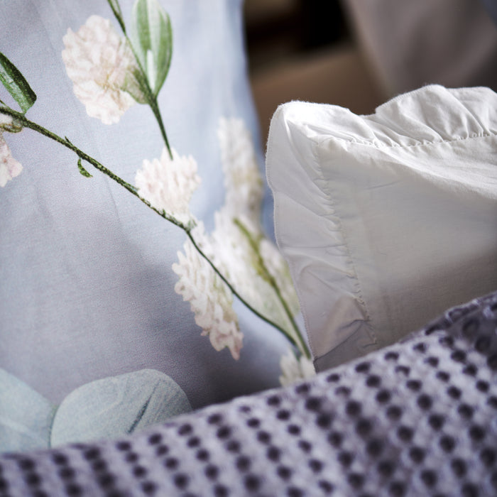 Vandyck Fleur Festive Dekbedovertrek 200x200/220 cm - Lavender Blue