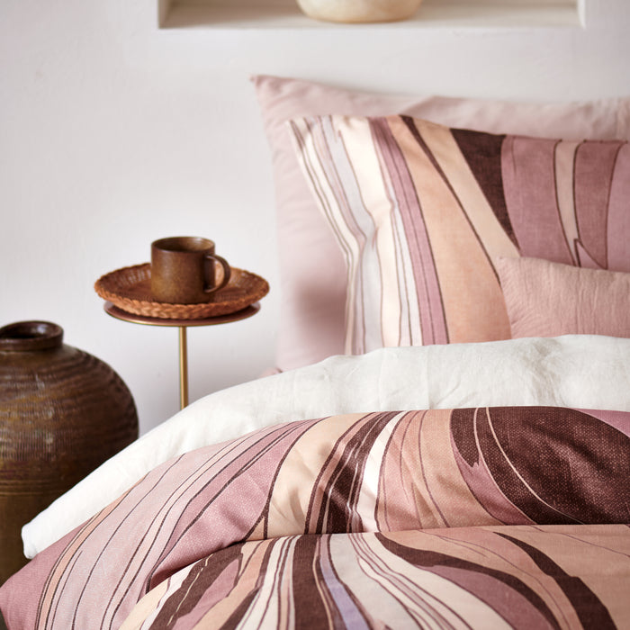 Vandyck Swirls Dekbedovertrek 140x200/220 cm - Moonscape