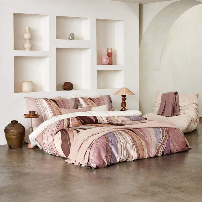 Vandyck Swirls Dekbedovertrek 240x200/220 cm - Moonscape