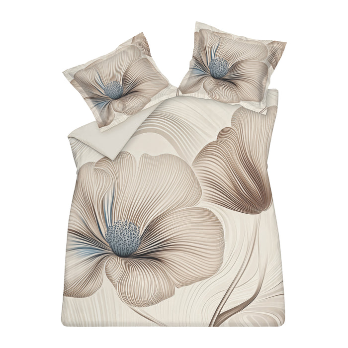 Vandyck Royal Garden Dekbedovertrek 140x200/220 cm - Cream Tan