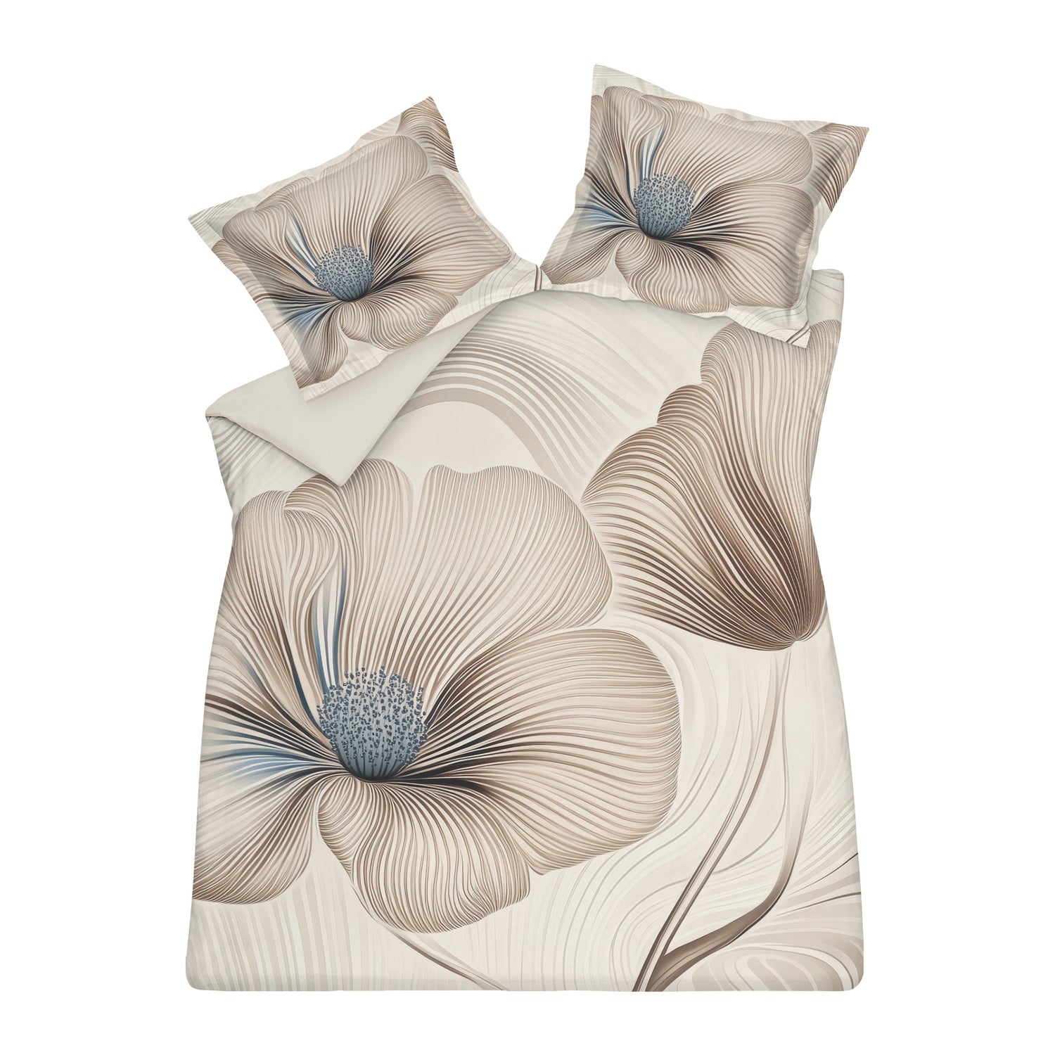 Vandyck Royal Garden Dekbedovertrek 240x200/220 cm - Cream Tan