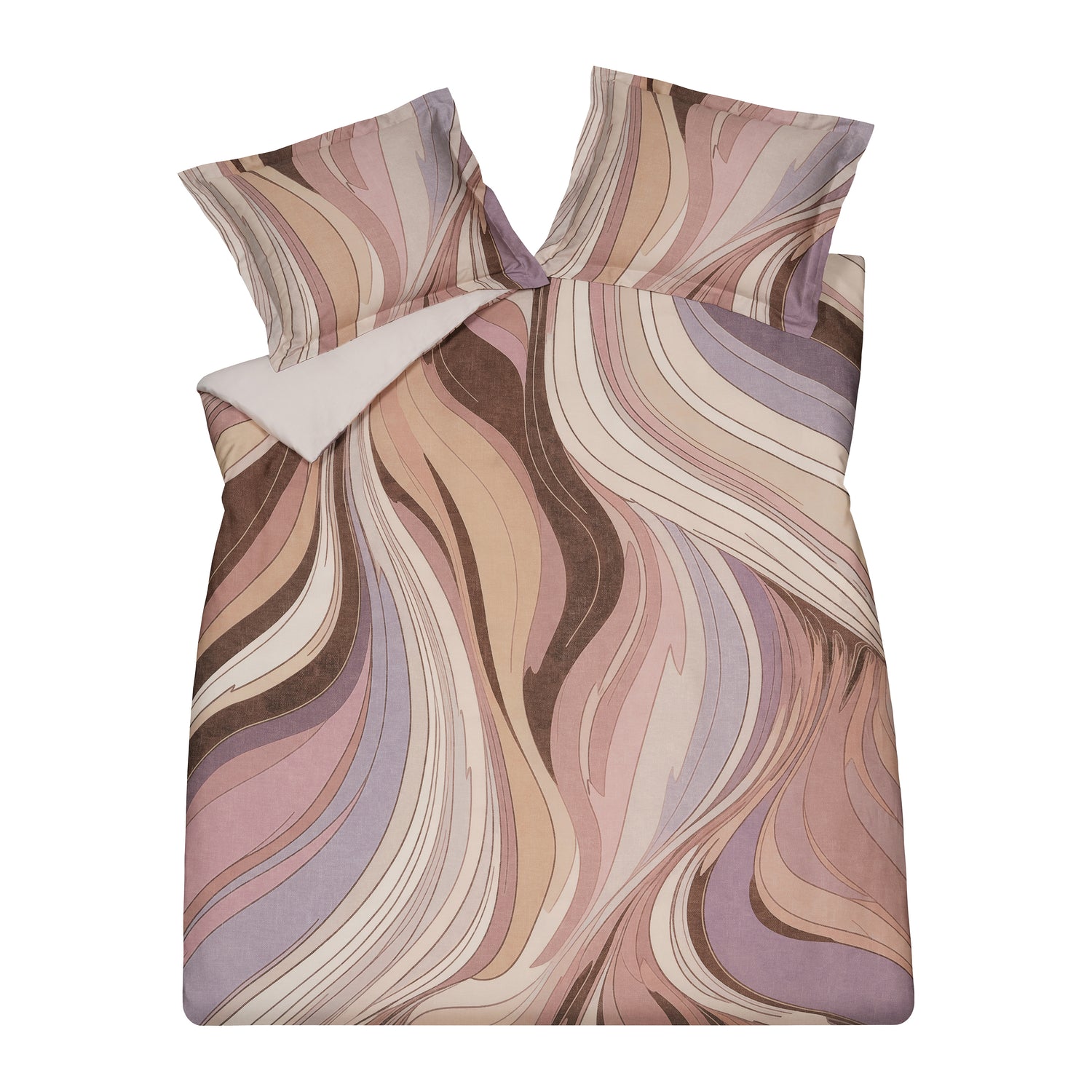 Vandyck Swirls Dekbedovertrek 140x200/220 cm - Moonscape