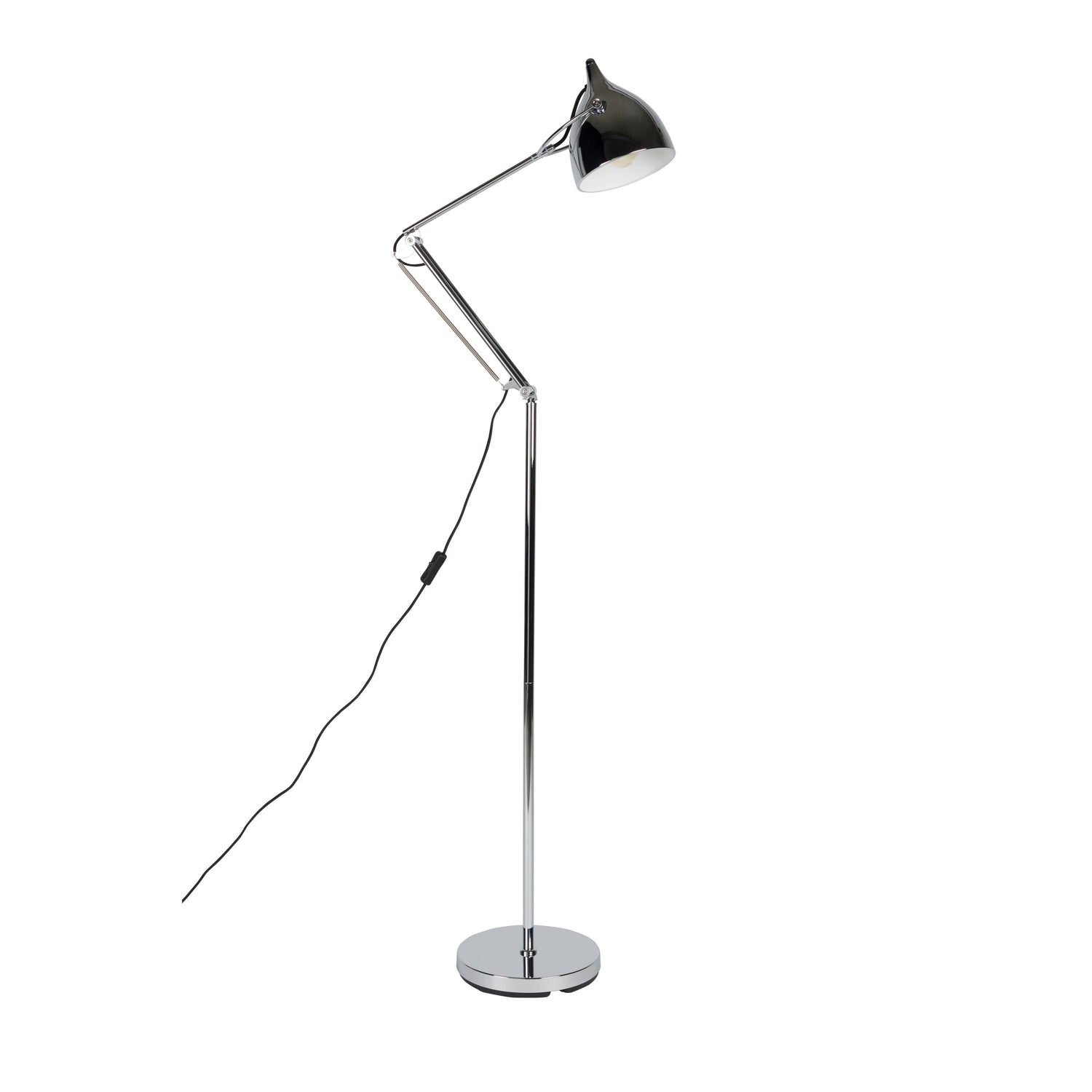 Zuiver Reader Leeslamp| Vloerlamp Chrome - Zilver