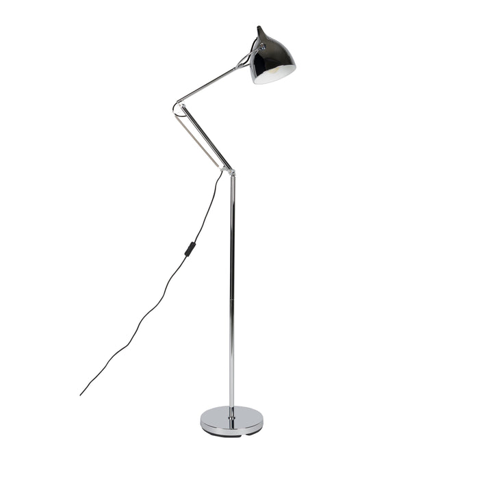 Zuiver Reader Leeslamp| Vloerlamp Chrome - Zilver