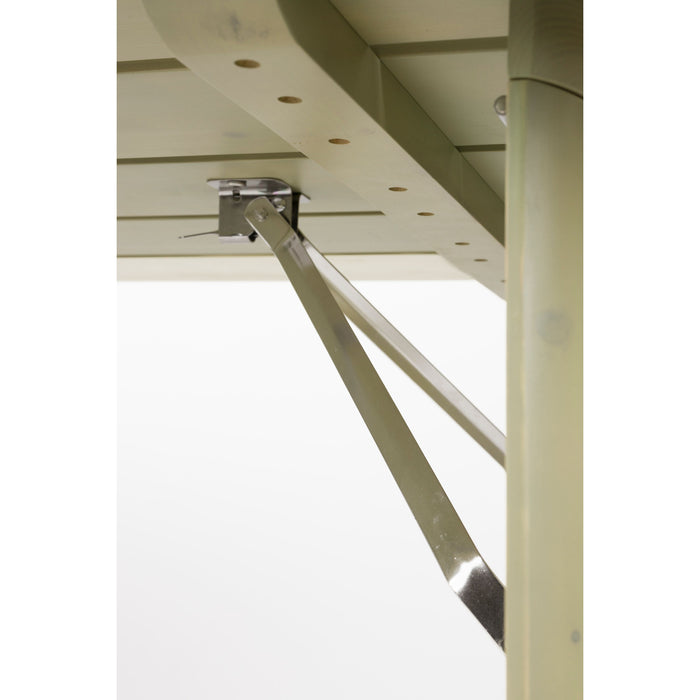 Zuiver Avenue Picknicktafel met 2 banken Hout Groen