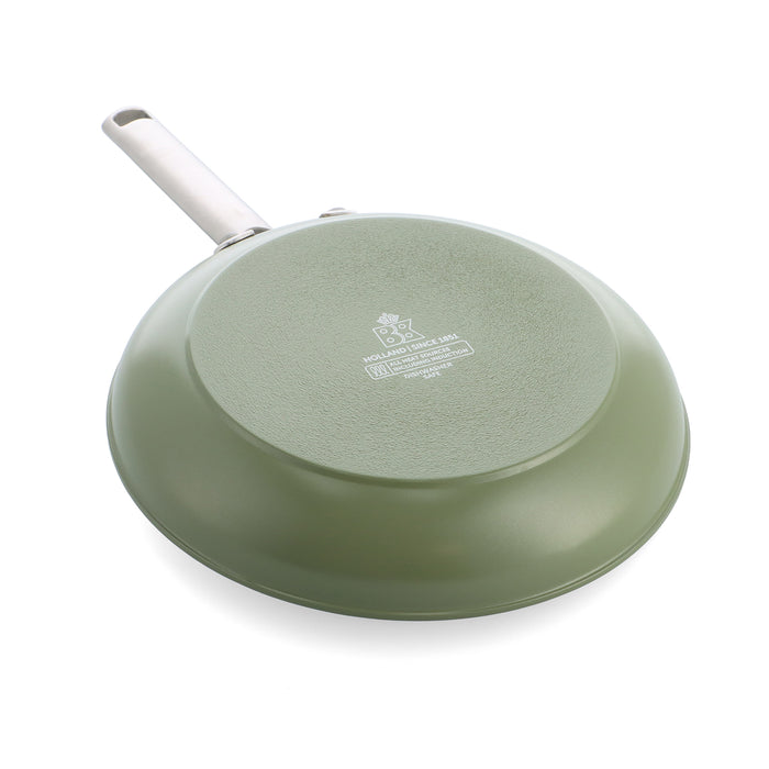 BK Sublime Koekenpannenset Ø 24 cm + Ø 28 cm  - Olijfgroen