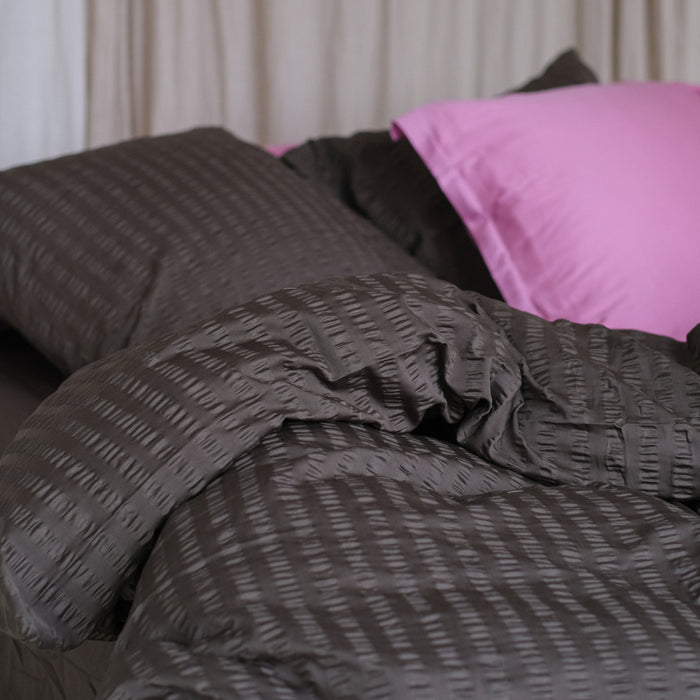 Crisp Sheets Smooth Waffle Dekbedovertrek 200 x 220 cm - Taupe