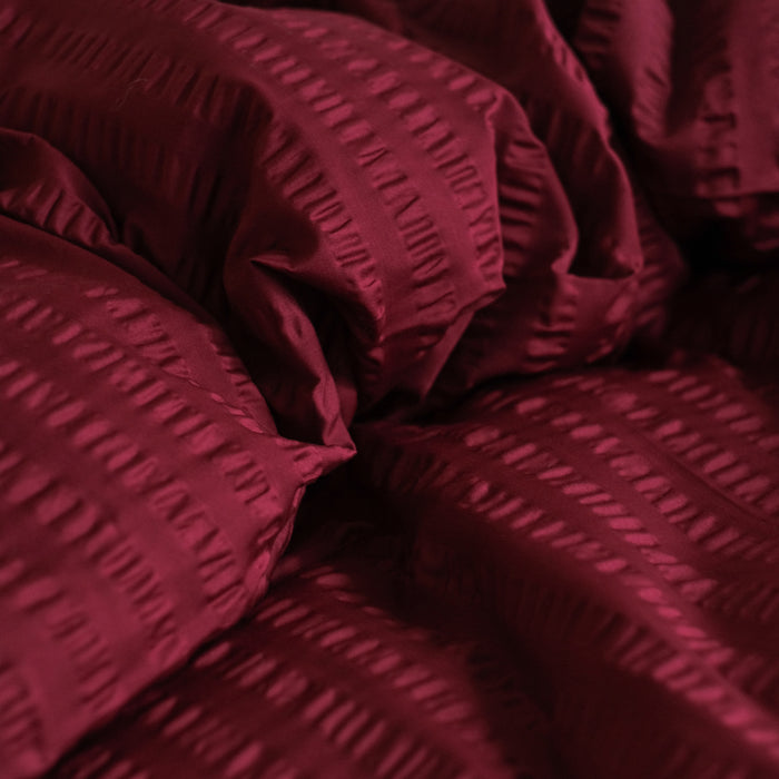 Crisp Sheets Smooth Waffle Dekbedovertrek 240 x 220 cm -  Pomme Granate