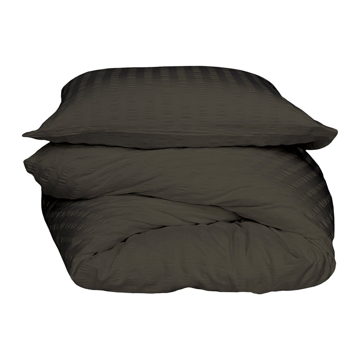 Crisp Sheets Smooth Waffle Dekbedovertrek 240 x 220 cm - Taupe