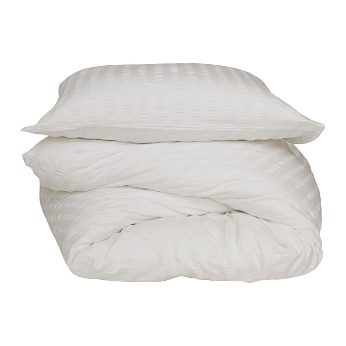 Crisp Sheets Smooth Waffle Dekbedovertrek 240 x 220 cm - Pebble Stone