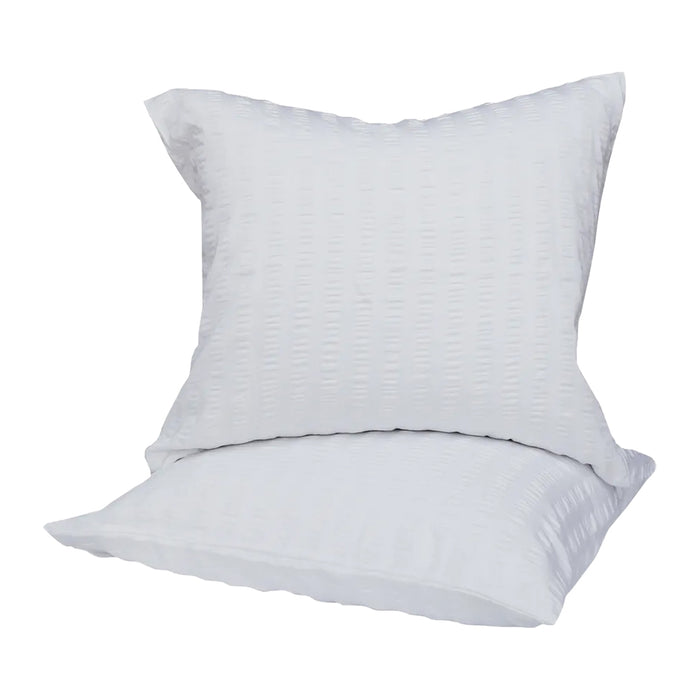 Crisp Sheets Smooth Waffle Dekbedovertrek 240 x 220 cm - Silver