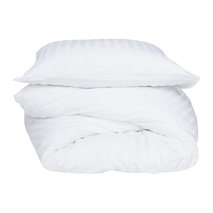 Crisp Sheets Smooth Waffle Dekbedovertrek 240 x 220 cm -  White 