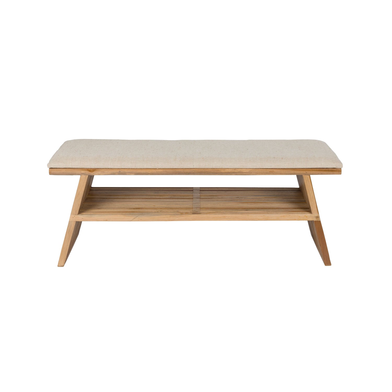 Housecraft Living Djia Bankje Teak Hout - Bruin