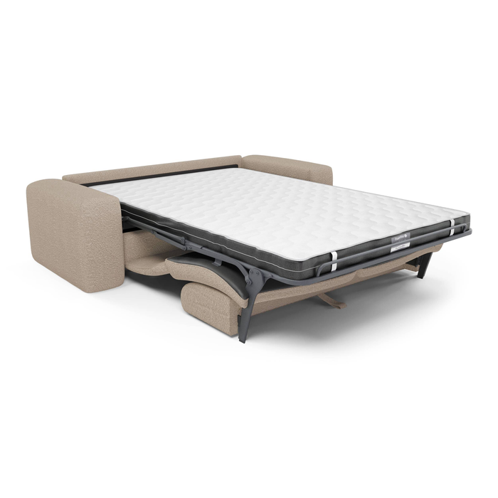 Dunlopillo 160 cm Express converteerbare bank in crème bouclé