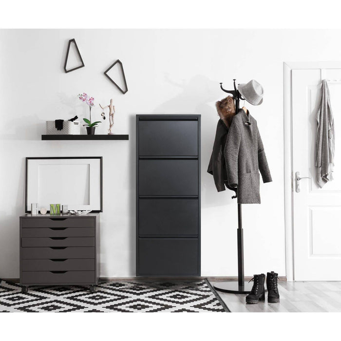 Gorillz Paw Fire - Schoenenrek – Schoenenkast Metaal - Zwart