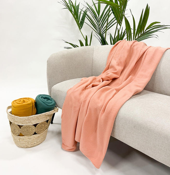 Dutch Decor plaid PABLO - 150x200 cm Muted Clay