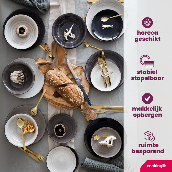 Studio Tavola Bekers Vintage Loft 350 ml - 6 stuks