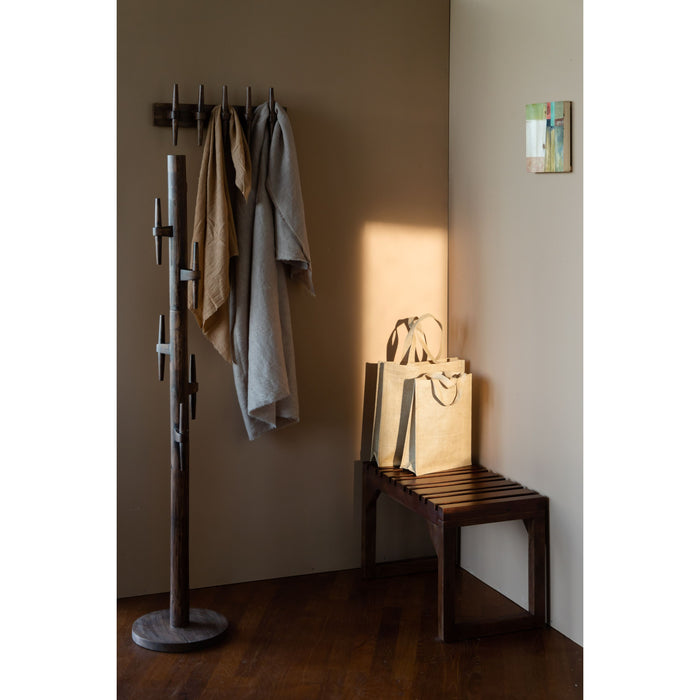 Dutchbone Jakub Kapstok| Wandkapstok Walnoot Hout Bruin