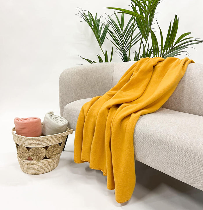 Dutch Decor plaid PABLO - 150x200 cm Golden Glow