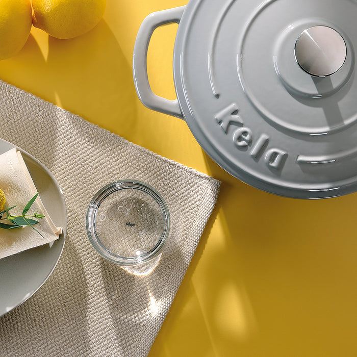 Braadpan, Gietijzer, Laag, Grijs, 28 cm - Kela | Calido