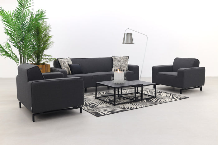 Boavista|Royalty stoel-bank loungeset - Sooty - 5-delig