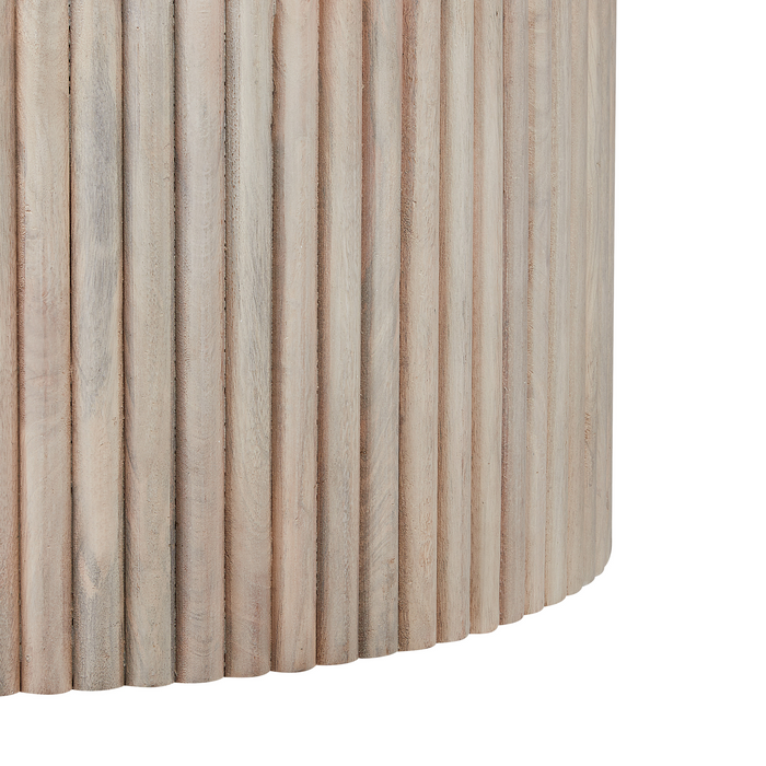 Beliani - KIRKWOOD - Salontafel - Lichtbruin - Mangohout