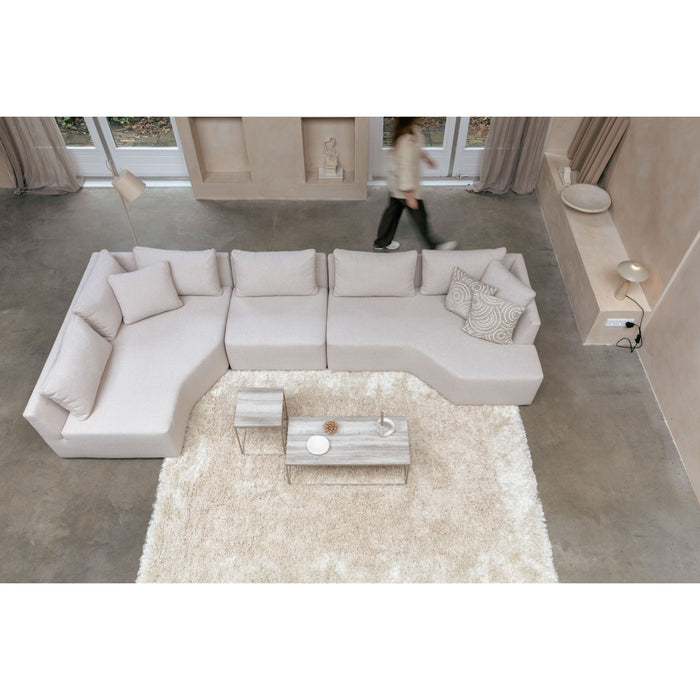 Zuiver Prosper Hoekbank Links Sand| Off-white - Crème