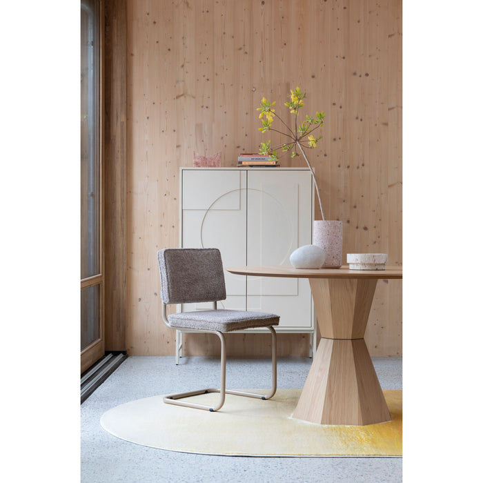 Zuiver Ridge Soft Eetkamerstoelen  Beige - Set van 2