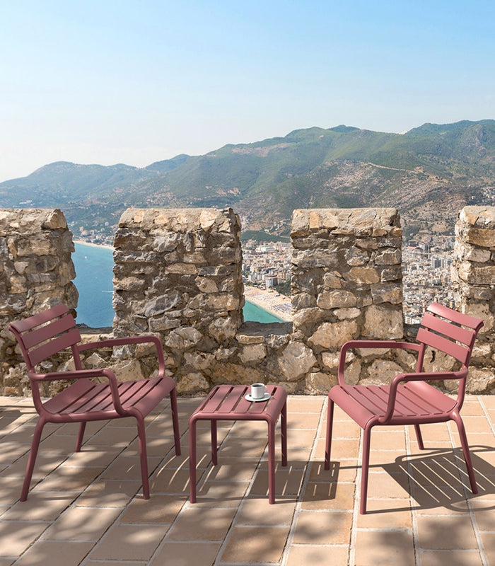 ALTEREGO SIDONY Lage tafel - Rood