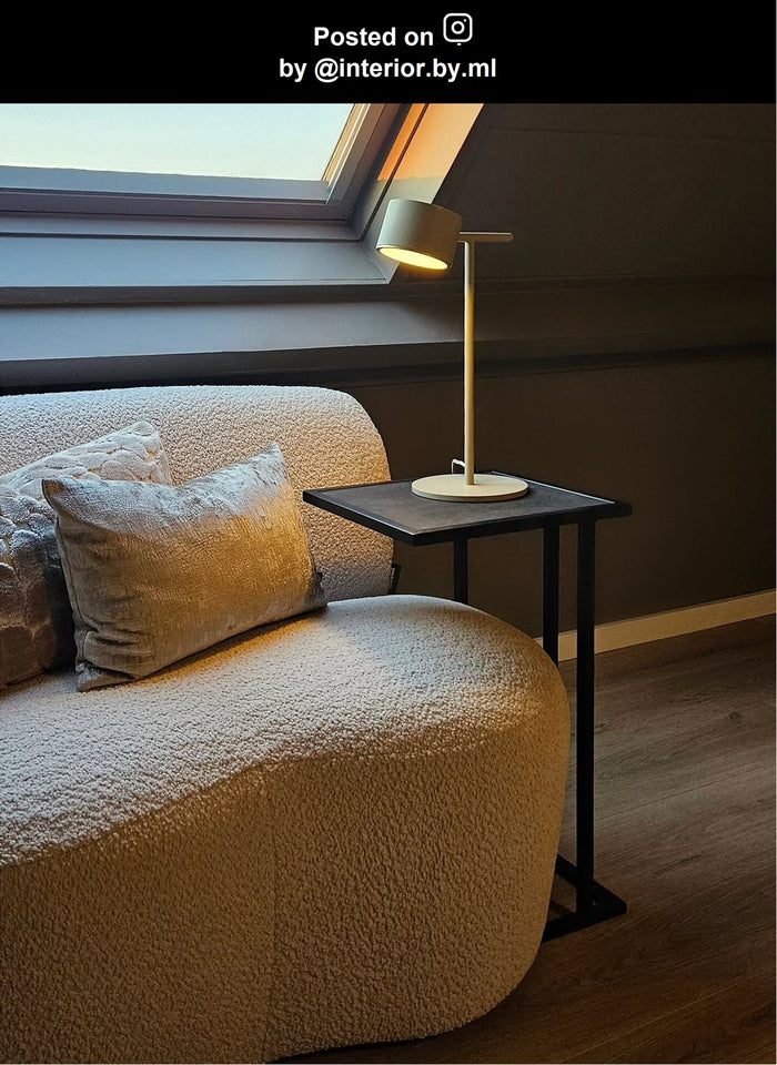 Lucide GIAN Tafellamp - Taupe