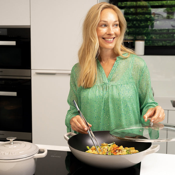 Wokpan, Gietijzer, Grijs, 36 cm - Kela | Calido