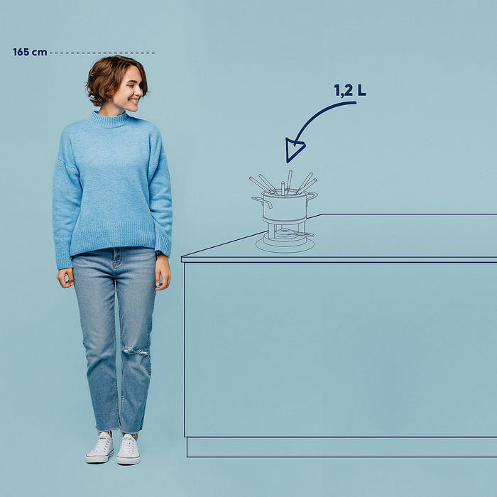 Fondueset 10-delig - RVS - Kela | Cailin
