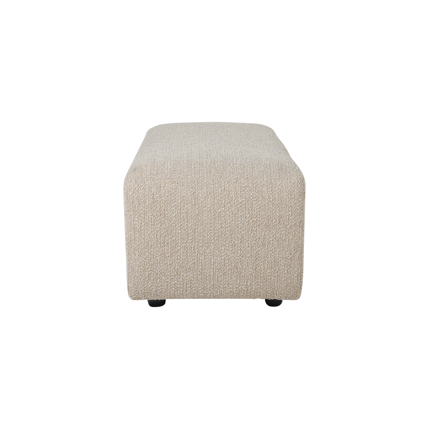 HKliving Jax Bank Element - Hocker Small - Bouclé - Taupe